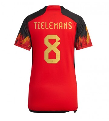Lacne Ženy Futbalové dres Belgicko Youri Tielemans #8 MS 2022 Krátky Rukáv - Domáci